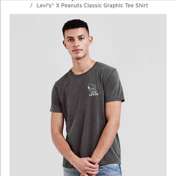 Levi's Other - Levi’s X Peanuts Classic Graphic Tee Shirt Sz M